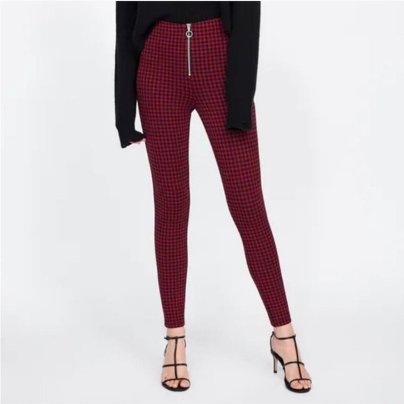 12. Zara Plaid Legging - Picture 1 of 11
